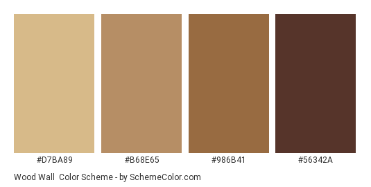 Wood Wall Color Scheme » Brown »